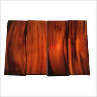 Medium Brown Buffalo Horn Plate